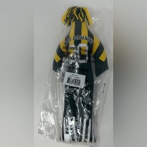 Dammit Doll Plush in Yellow & Black Stripe